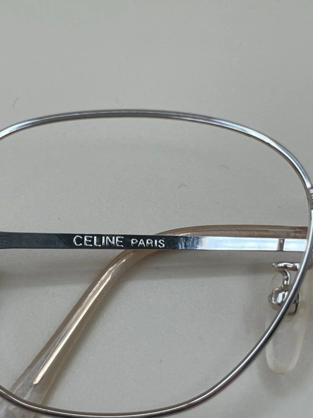 CELINE Vintage 1/20 12KGF Gold Filled Round Eyeglass Frames CG-8540 54-14-135